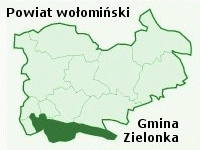 mapa Zielonki